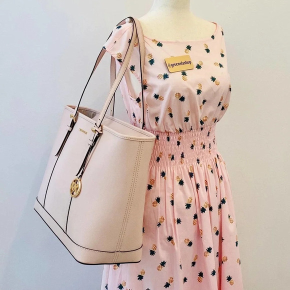 Michael Kors Purse Jet Set Travel Large Tote Leather - Picture 8 of 8